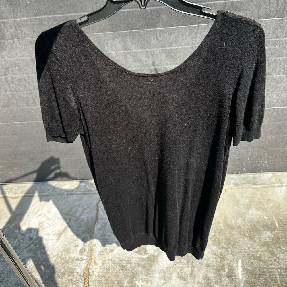 MODA International Black Blouse